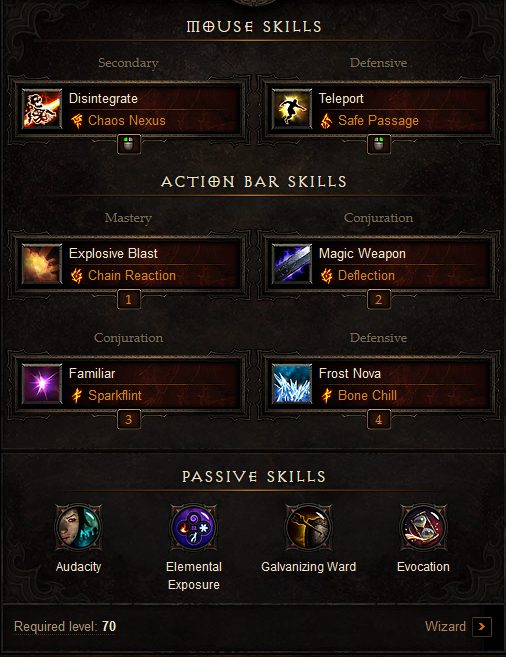 firebird explosive blast wizard build