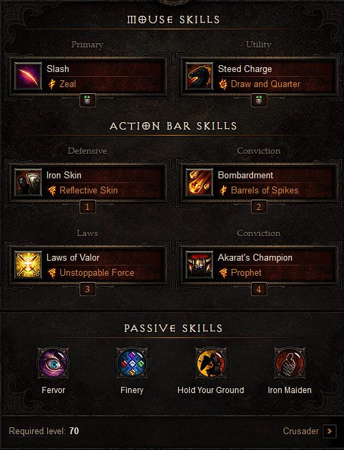 invoker thorns crusader build 1