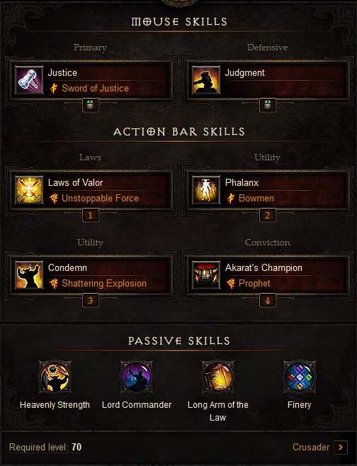 akkhan condemn crusader build