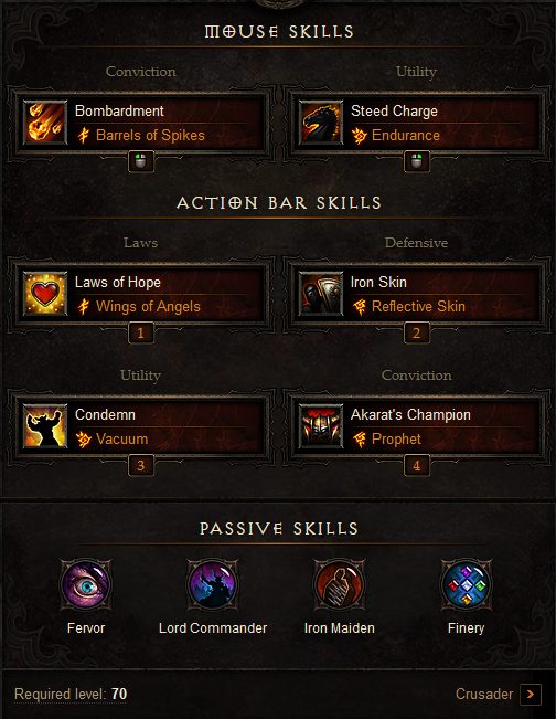lod bombardment crusader build